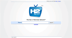 Desktop Screenshot of how2tv.com